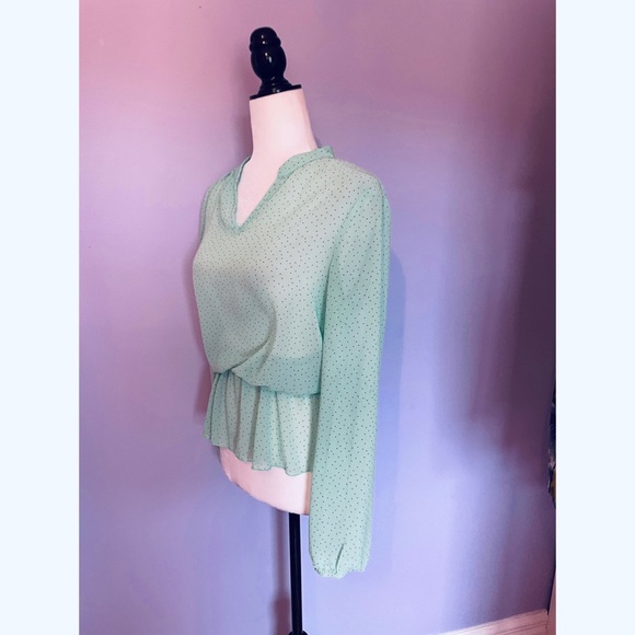 Francesca’s Birdcage Torino polka dot blouse - Picture 4 of 5